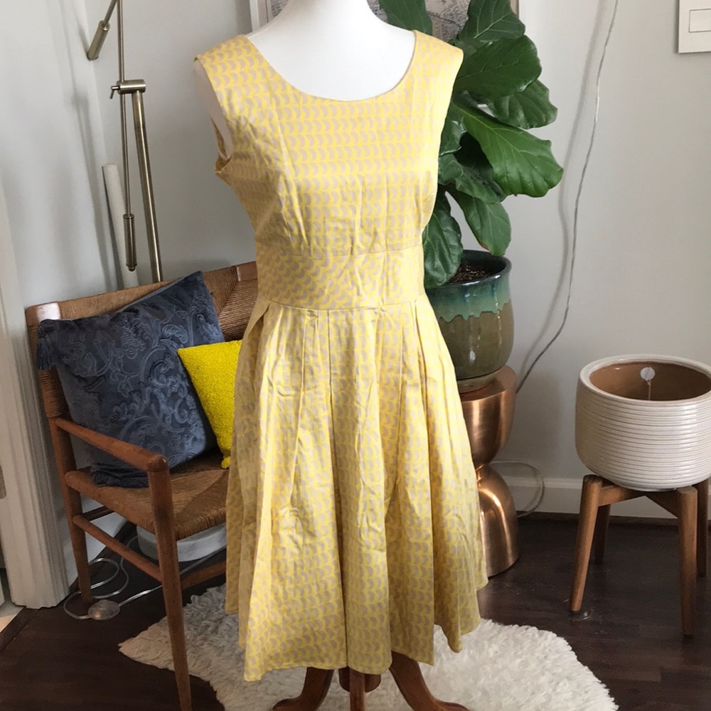 Cold water Creek Pale yellow sundress
